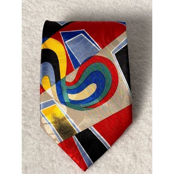 Vintage DIMODA Abstract Tie - Picture 1 of 6